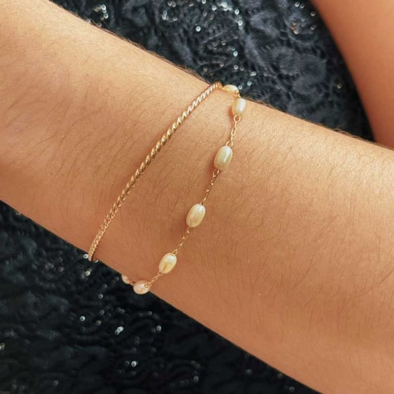 BRACELETE DUPLO PERÓLAS