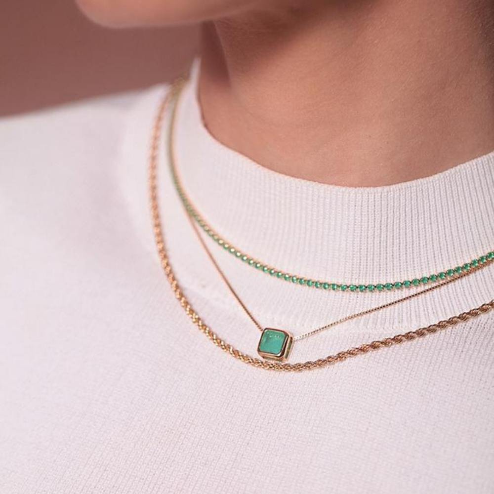 COLAR CHOKER RIVIERA ZIRCONIAS