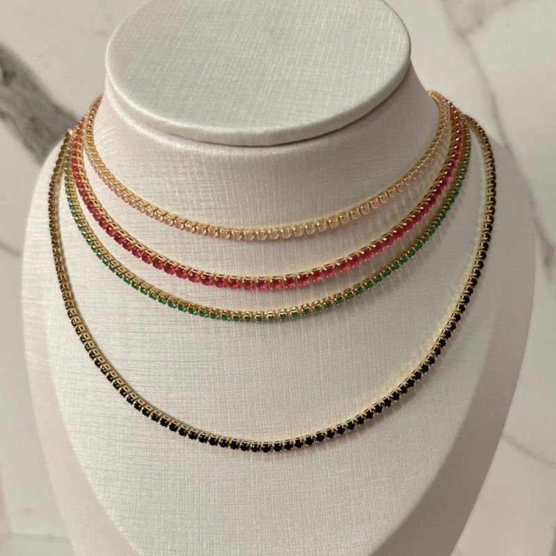 COLAR CHOKER RIVIERA ZIRCONIAS