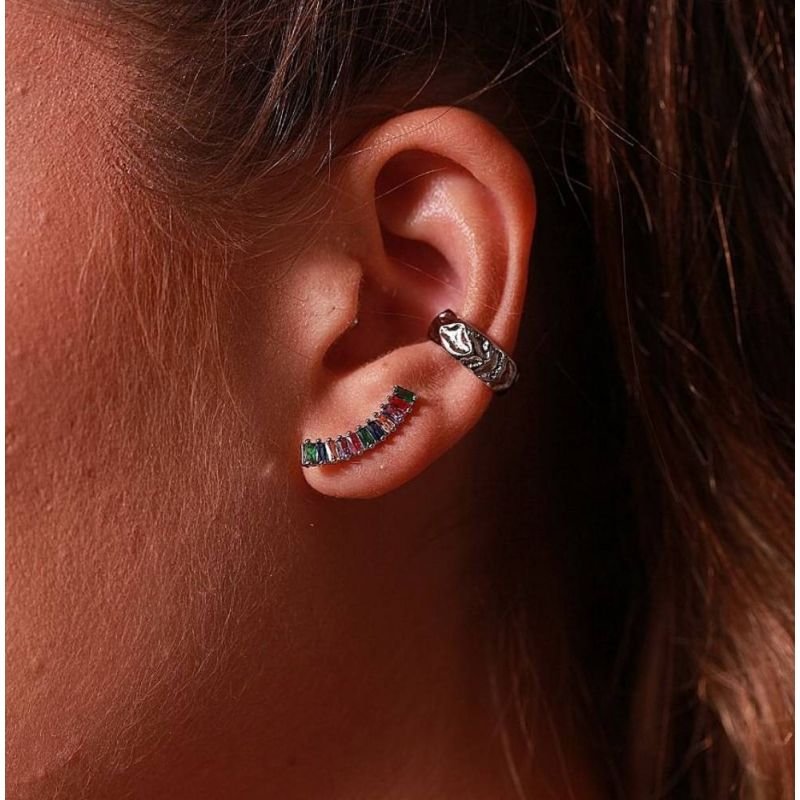 BRINCO EAR CUFF COLORIDO