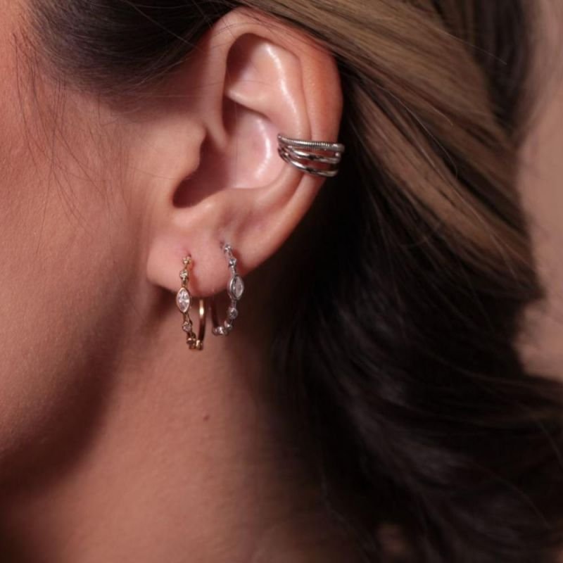 PIERCING TRÊS LINHAS
