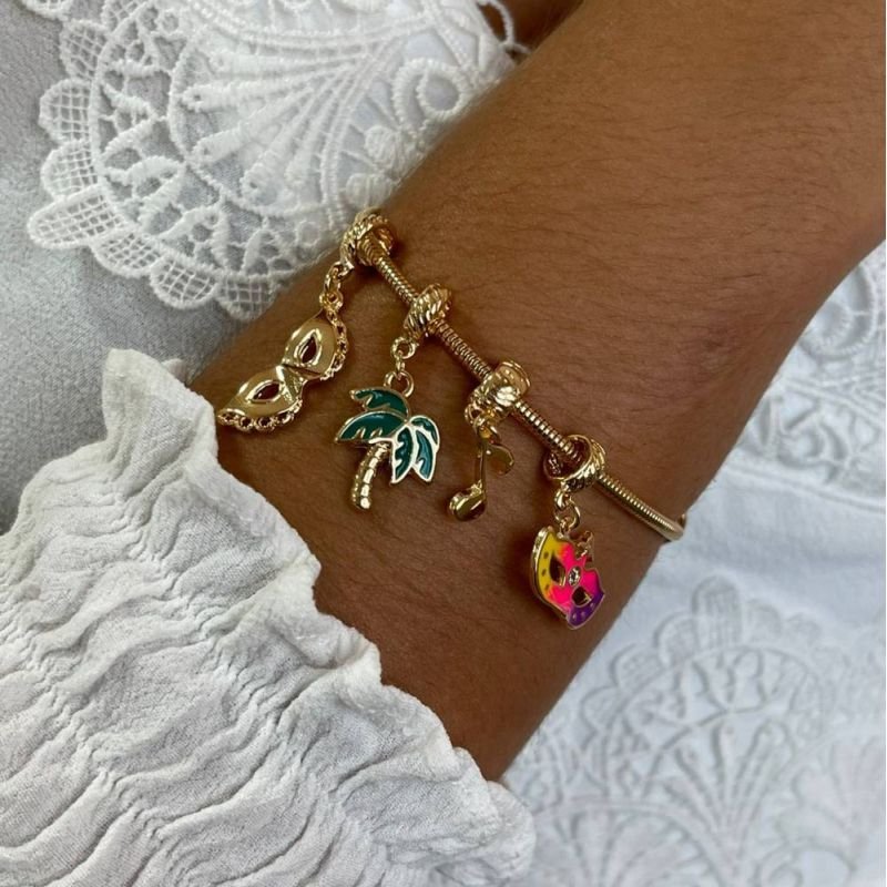PULSEIRA BERLOQUE FECHO CORAÇÃO 19CM