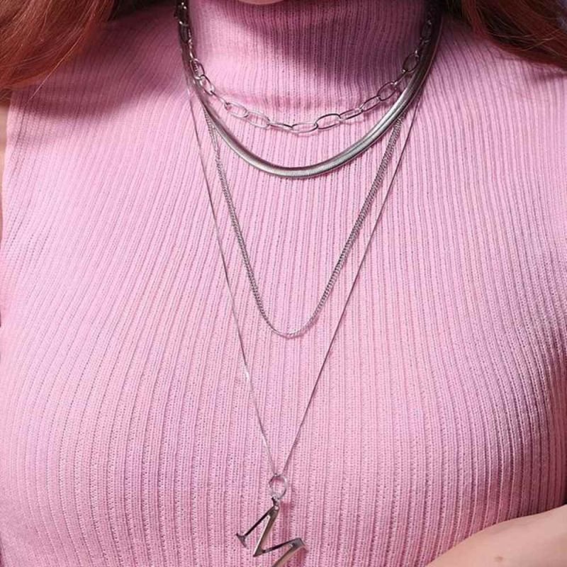 PINGENTE LETRA COM ARGOLA