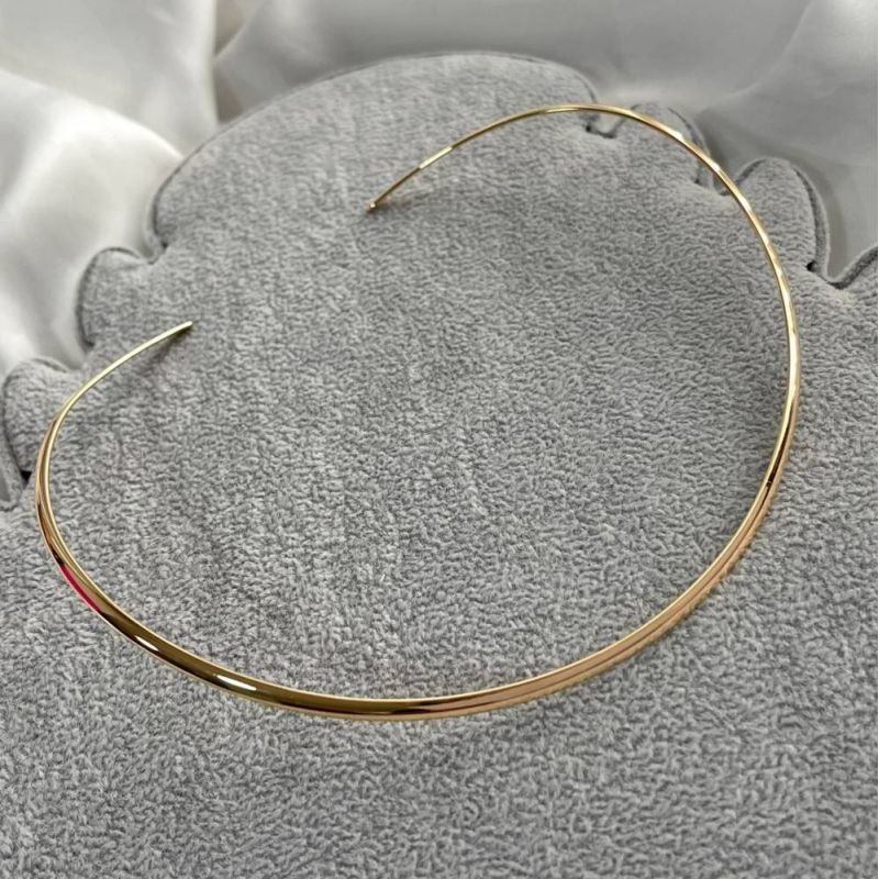 GARGANTILHA EM ARO ACHATADO