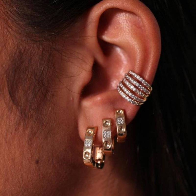 PIERCING 5 TIRAS CRAVEJADAS