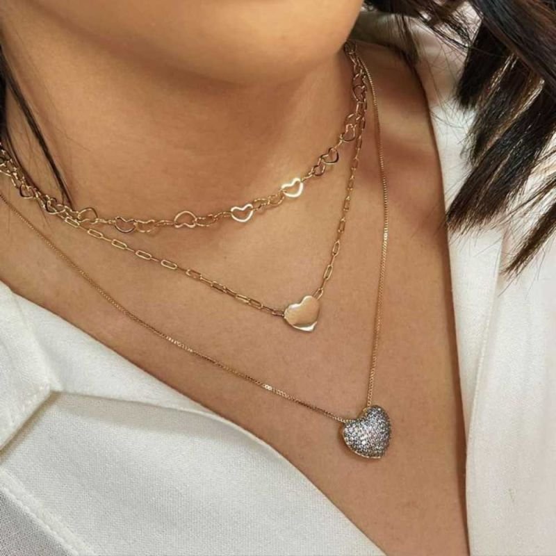 CHOKER CORAÇÕES VAZADOS 2