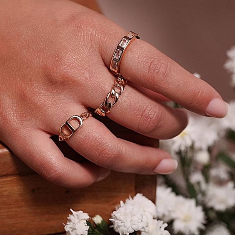 ANEL CRAVEJADO ZIRCONIAS BAGUETES