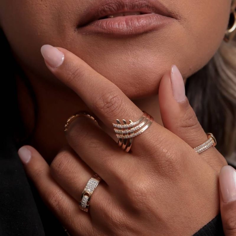 ANEL FIOS CRAVEJADOS