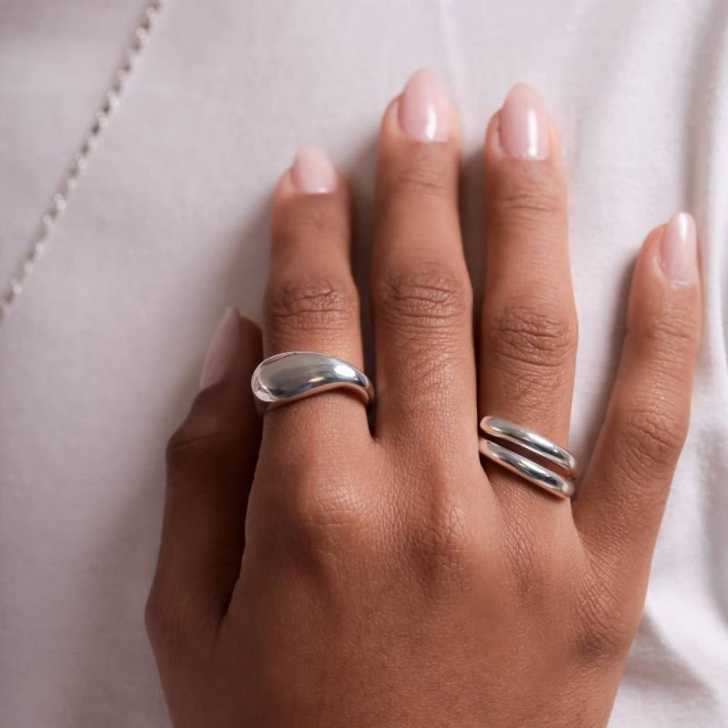 ANEL MEIA VOLTA PRATA