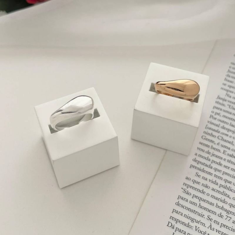 ANEL ORGÂNICO PRATA