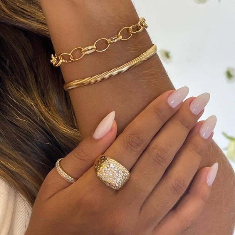 ANEL PONTINHOS LUZ - OURO 18K - 20 - 18