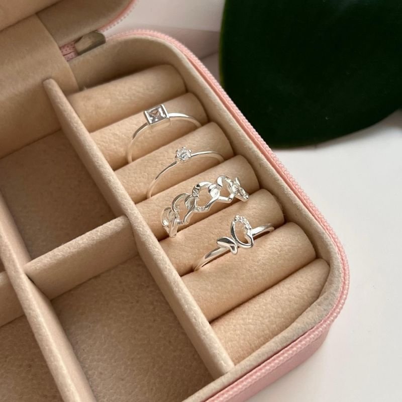 ANEL QUADRADINHO PRATA