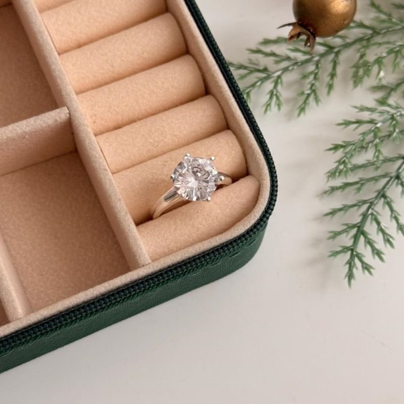 ANEL SOLITÁRIO VIRGÍNIA G PRATA