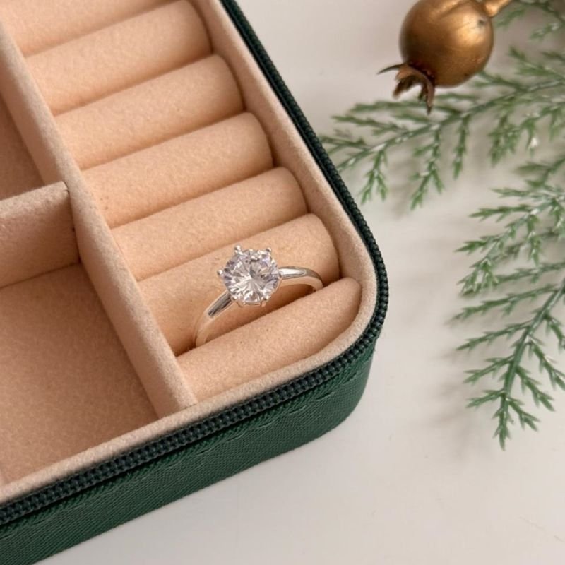 ANEL SOLITÁRIO VIRGÍNIA M PRATA