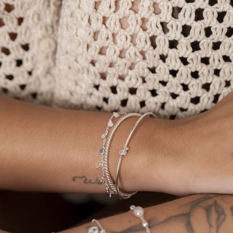 BRACELETE FIO TORCIDO PRATA