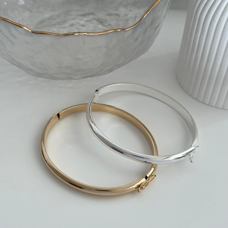 BRACELETE LISO GROSSO PRATA