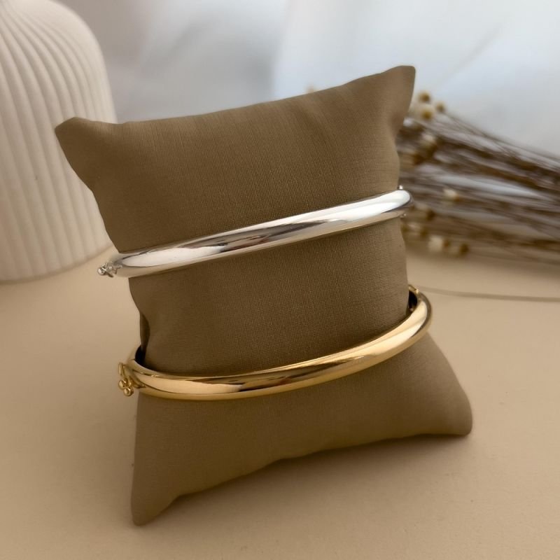 BRACELETE LISO GROSSO PRATA