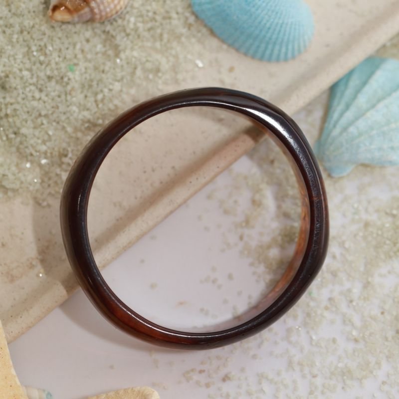 BRACELETE MARROM RESINA