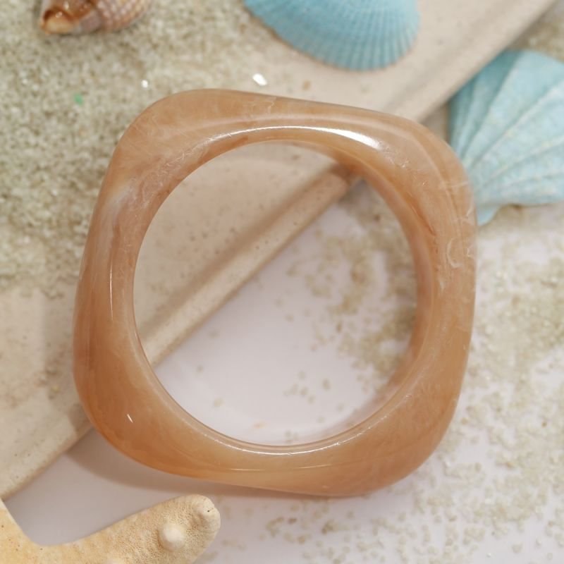 BRACELETE NUDE RESINA