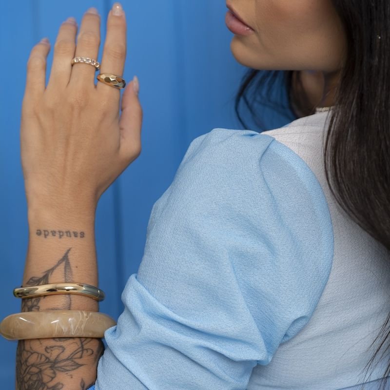 BRACELETE NUDE RESINA