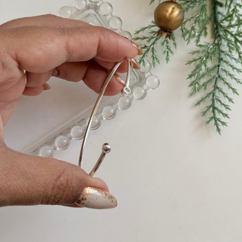 BRACELETE PONTO DE LUZ PRATA