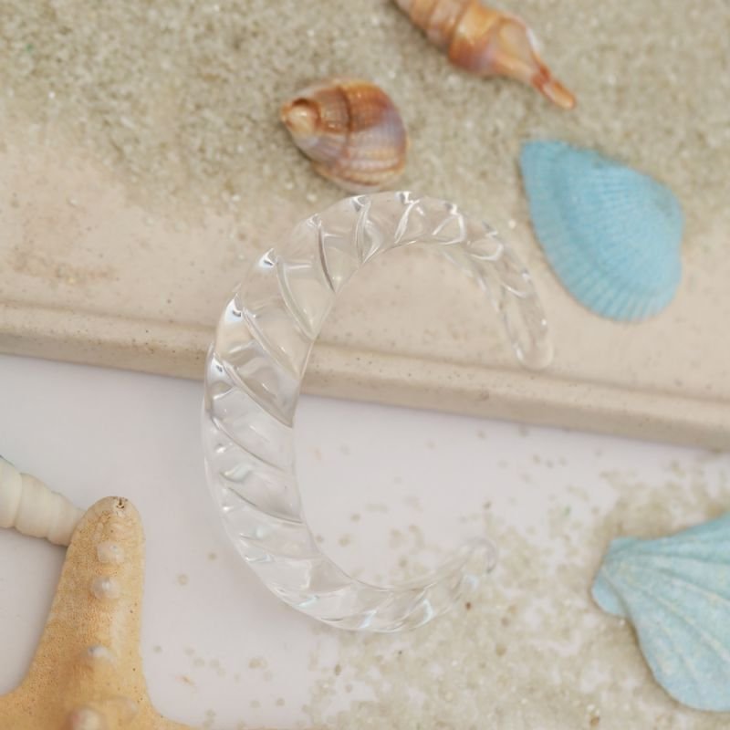 BRACELETE TRANSPARENTE ESPIRAL