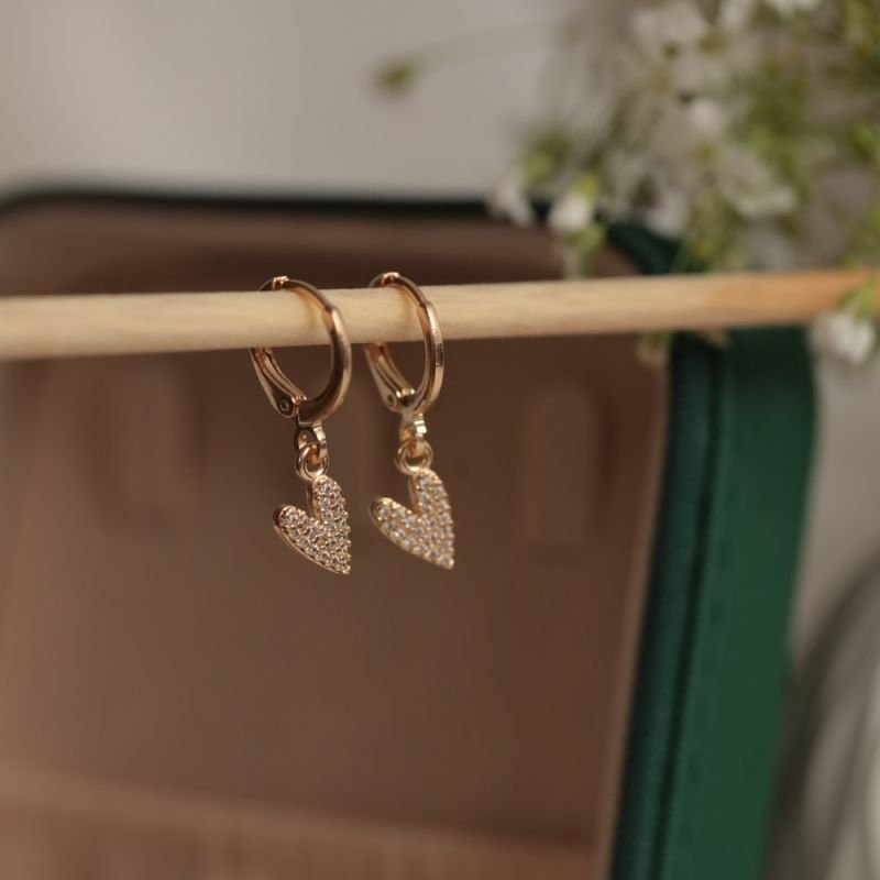 BRINCO ARG.CORAÇÃO CRAVEJADO