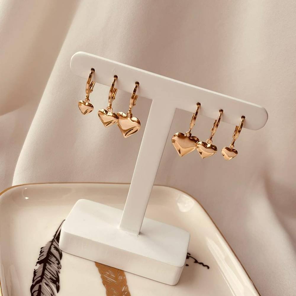 BRINCO ARGOLA CORAÇÃO LISO P