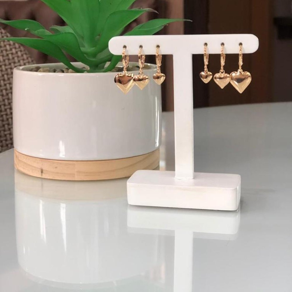 BRINCO ARGOLA CORAÇÃO LISO P