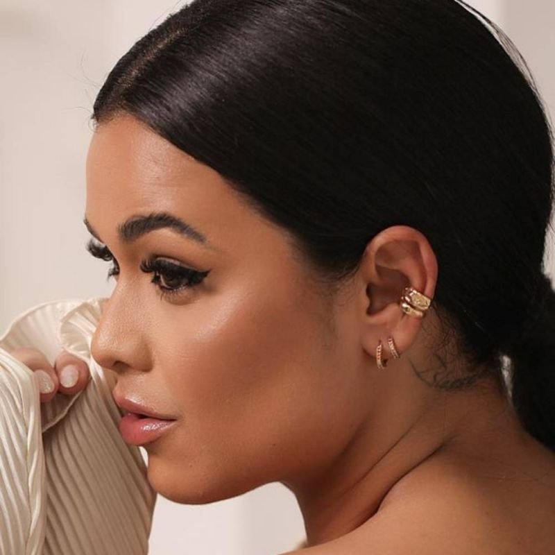 BRINCO ARGOLA ZIRCÔNIAS COLORFULL G