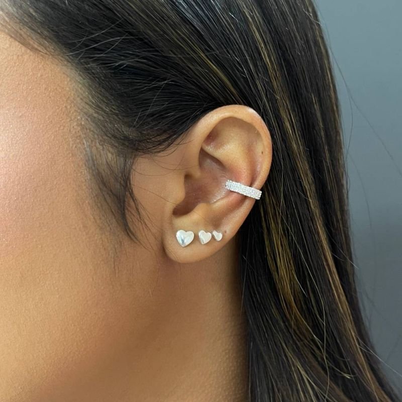 BRINCO CORAÇÃO M PRATA