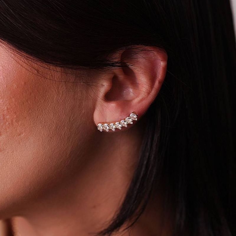 BRINCO EAR CUFF ZIRCÔNIAS