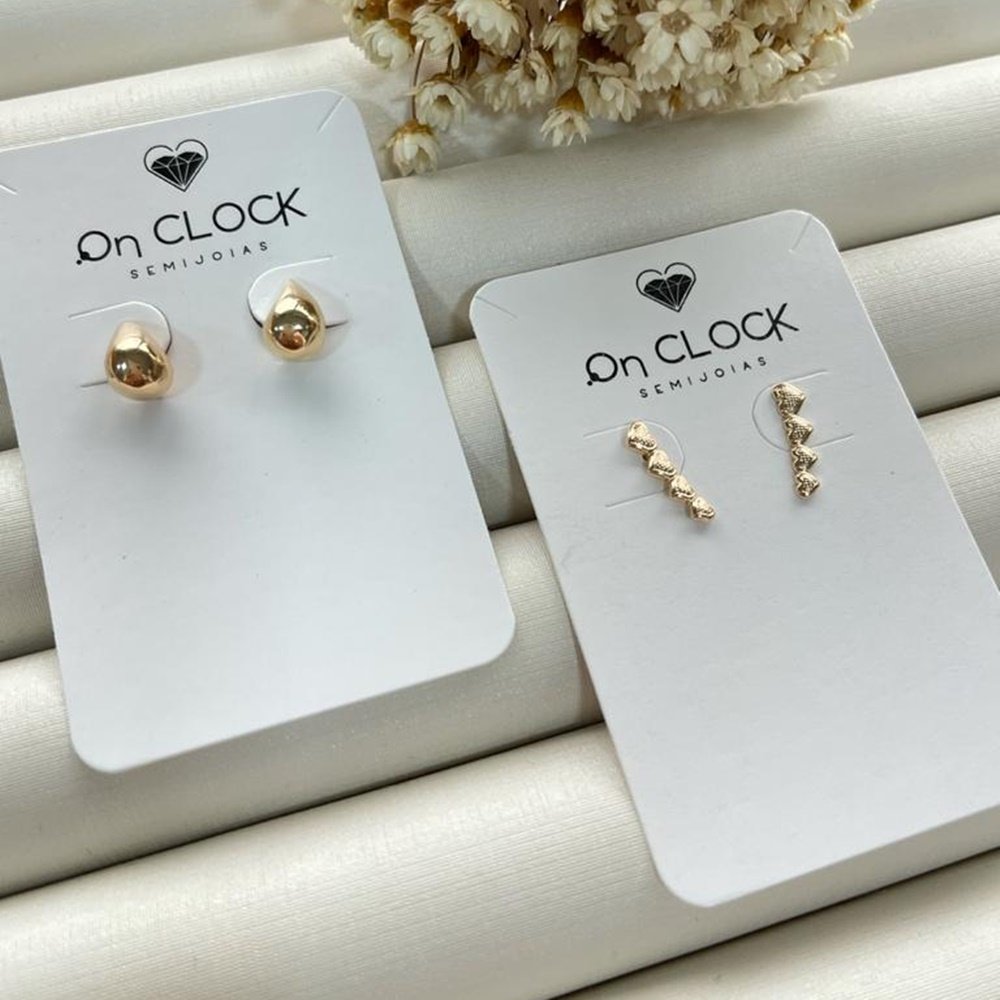BRINCO EARCUF 4 CORAÇÕES P