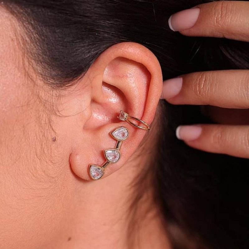 BRINCO EARCUFF GOTAS