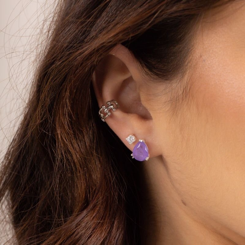 BRINCO GOTA FUSION PRATA 925