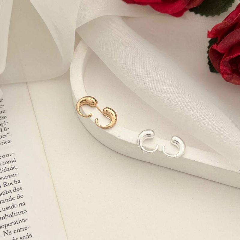 BRINCO MEIA VOLTA PRATA