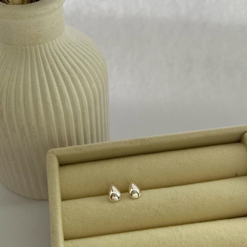 BRINCO MINI GOTA PRATA