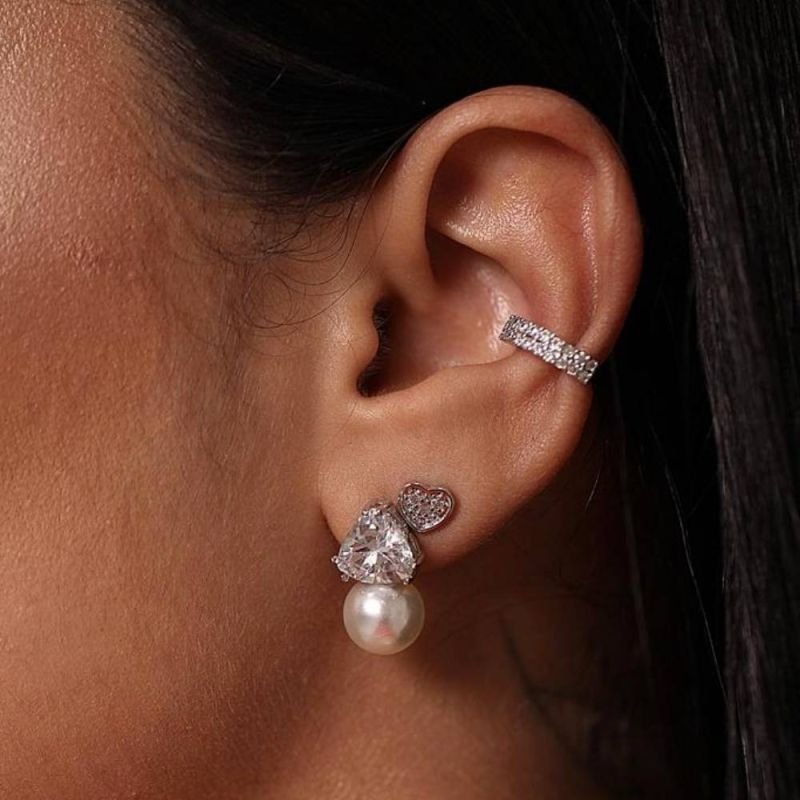 BRINCO ZIRCÔNIA E PÉROLA