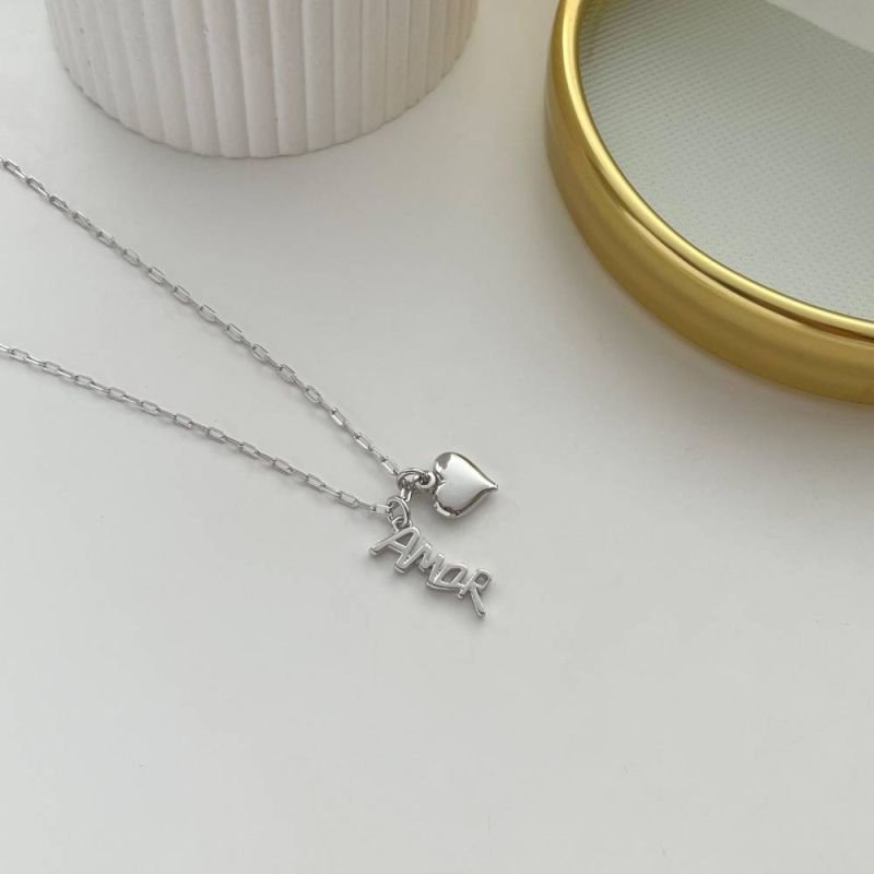 COLAR CARTIER PINGENTE AMOR E CORAÇÃO