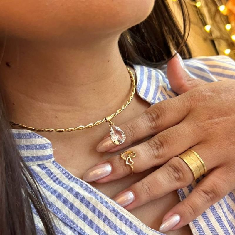 COLAR CHOCKER TEXTURA