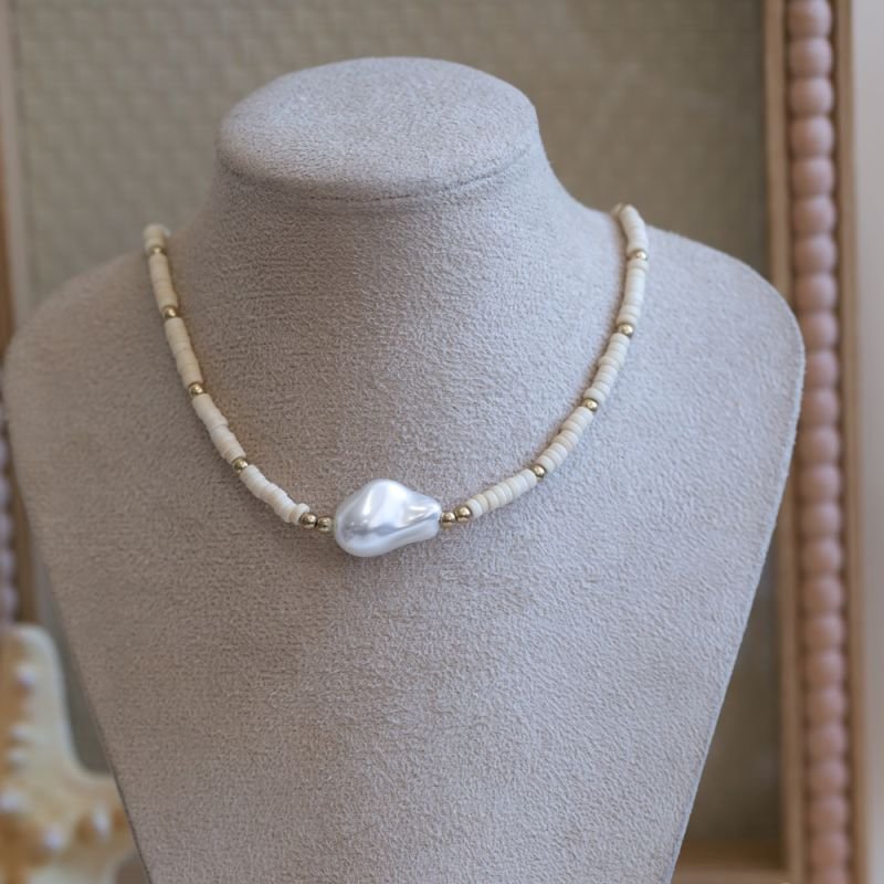 COLAR CHOK.PÉROLA DO MAR