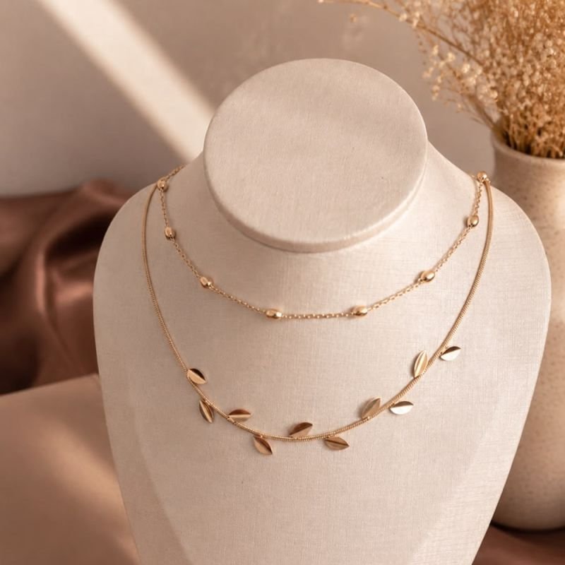 COLAR CHOKER BOLINHAS OVAIS