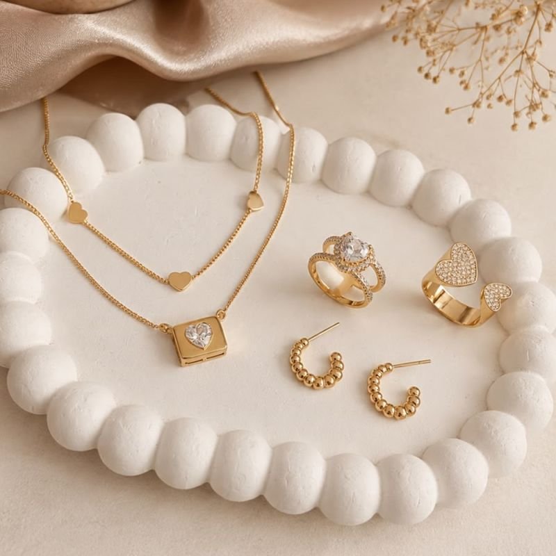 COLAR CHOKER CORAÇÕES