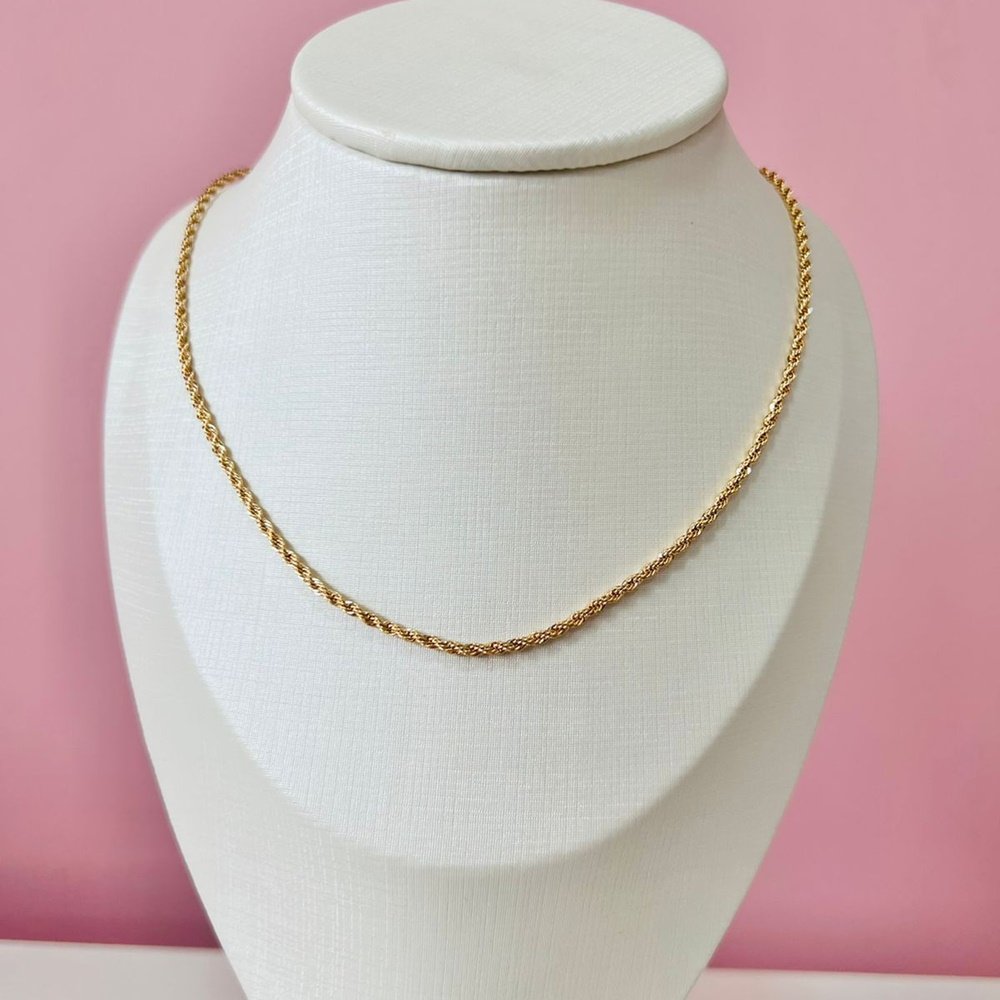 COLAR CHOKER CORRENTE BAIANA FINA
