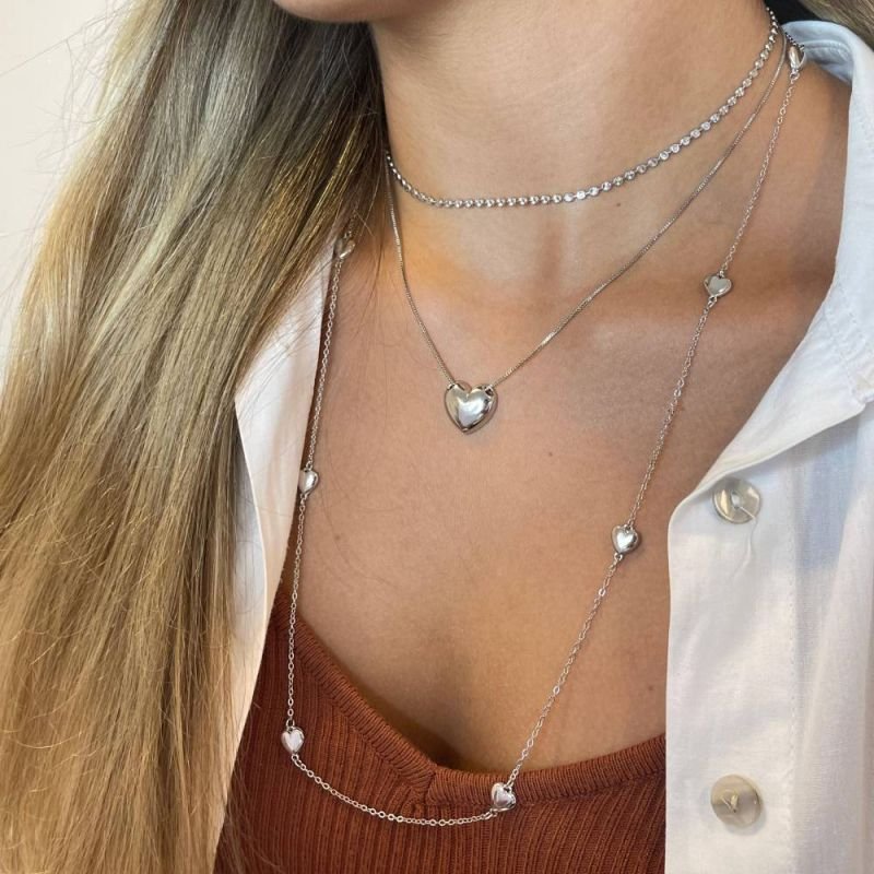 COLAR CHOKER BOLINHA CHAPADA