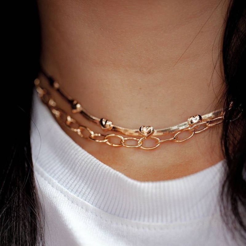 COLAR CHOKER FITA CORAÇÕES