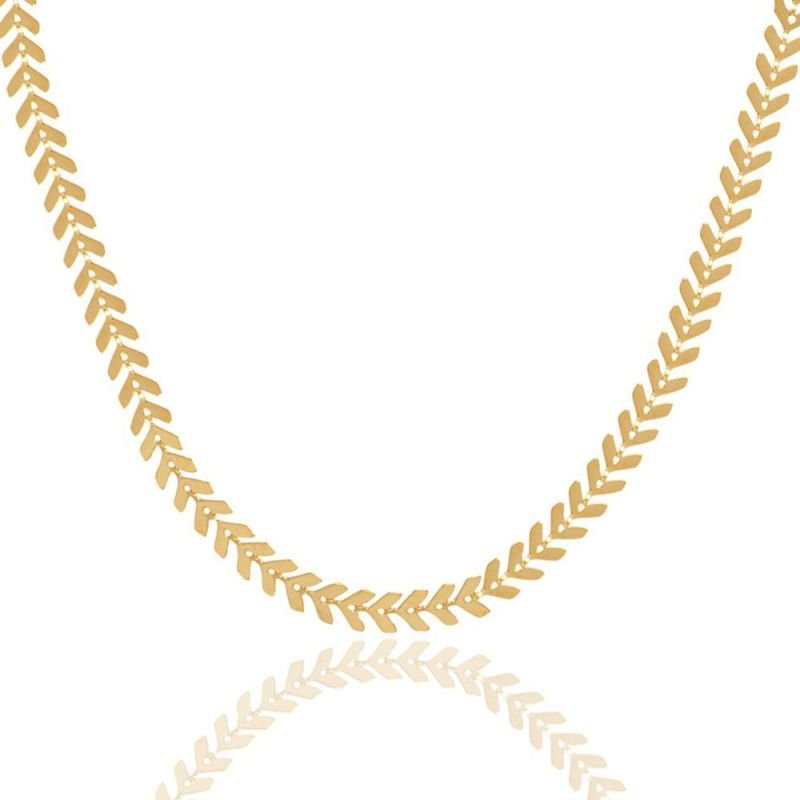 COLAR CHOKER FOLHINHAS