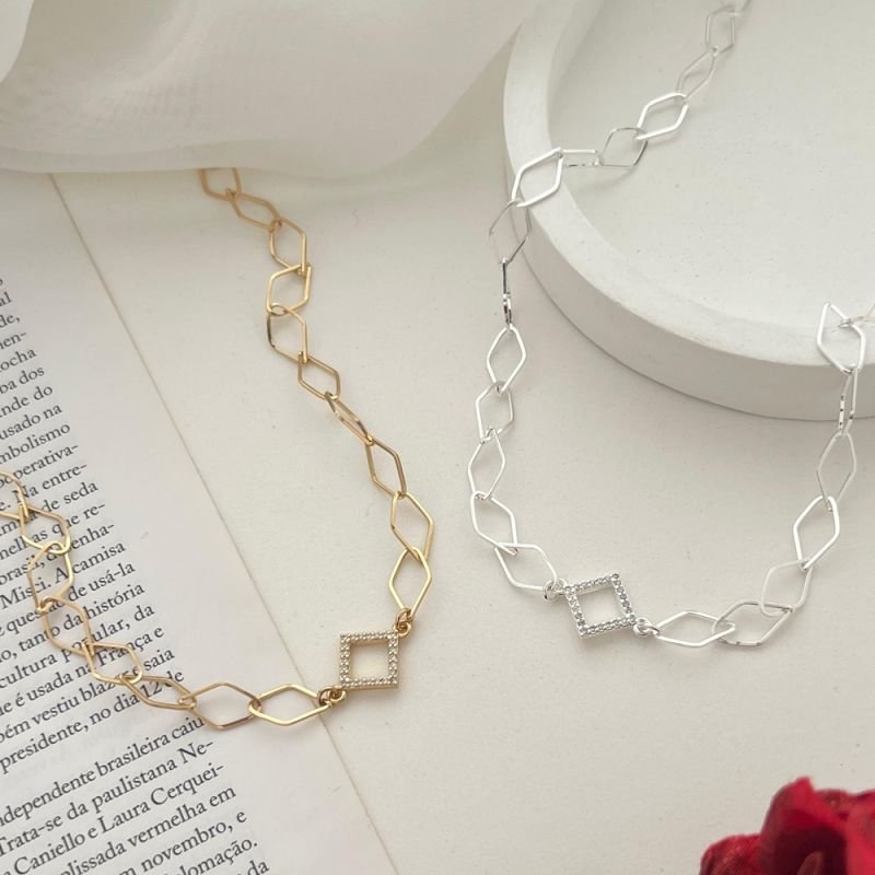 COLAR CHOKER LOSANGOS