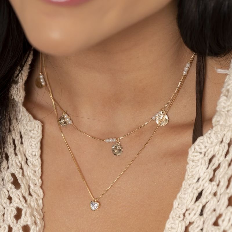 COLAR CHOKER PÉROLA SOLAR