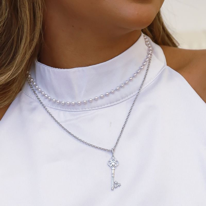 COLAR CHOKER PÉROLAS